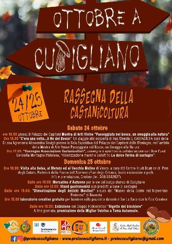 Cutigliano festeggia l’Autunno: al via la 23ª Rassegna della Castanicoltura